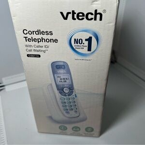 VTECH CS6114 DECT6.0 Cordless White Phone with Caller ID/Call Waiting Brand New